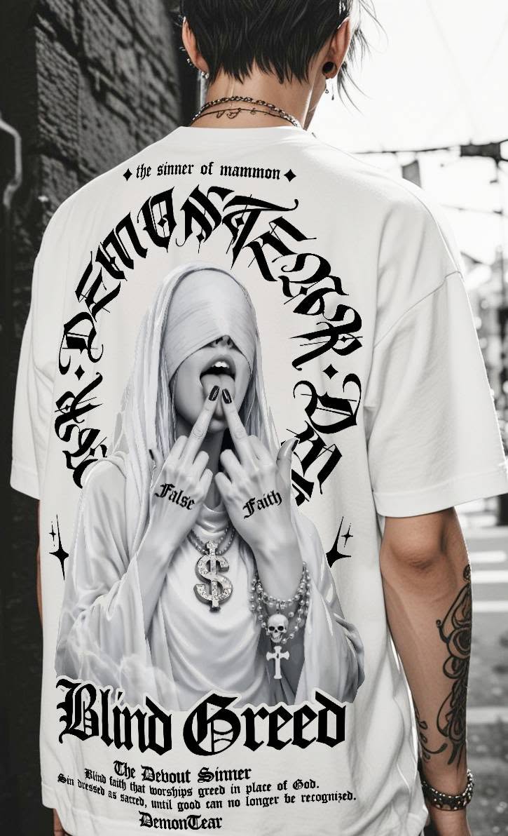 เสื้อยืดแขนยาว ผ้า cotton สกรีนตัว $ ดอลล่า x ไฟลายเสือ